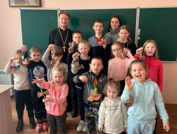 Благовещение в детской воскресной школе Свято-Георгиевского храма