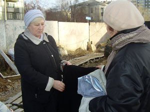 Прием вещей для нуждающихся