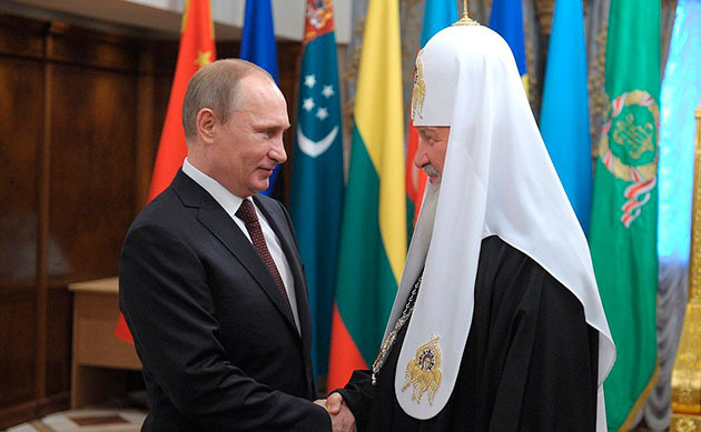 Встреча президента России Владимира Путина с Патриархом Московским и всея Руси Кириллом