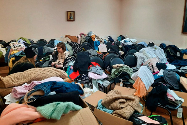 Центр сбора гуманитарной помощи действует при Свято-Георгиевском храме Челябинска