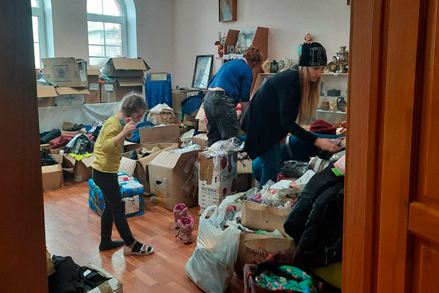 Центр сбора гуманитарной помощи действует при Свято-Георгиевском храме Челябинска