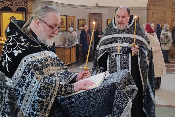 Чтение Великого канона прп. Андрея Критского и Жития прп. Марии Египетской