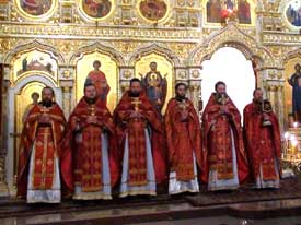 Празднования обновление храма святого великомученика Георгия в городе Лидде