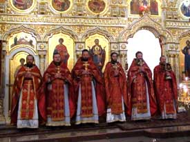 Празднования обновление храма святого великомученика Георгия в городе Лидде