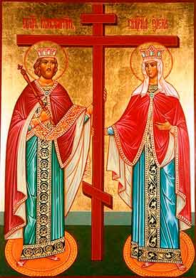 Царь Константин и царица Елена