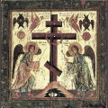 Успенский пост. Происхождение (Изнесение) Честных Древ Животворящего Креста Господня. Празднество Всемилостивому Спасу Христу Богу и Пресвятой Богородице Марии, Матери Его.