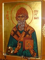 Икона святителя Спиридона Тримифунтского чудотворца