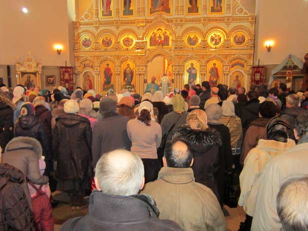 Празднование введения в храм Пресвятой Богородицы